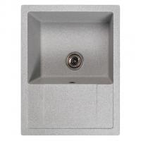 Мойка ML-GMS115 СТАНДАРТ с крылом, серый (310), 645*505*190мм