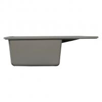 Мойка ML-GMS115 СТАНДАРТ с крылом, темно-серый (309), 645*505*190мм