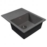 Мойка ML-GMS115 СТАНДАРТ с крылом, темно-серый (309), 645*505*190мм