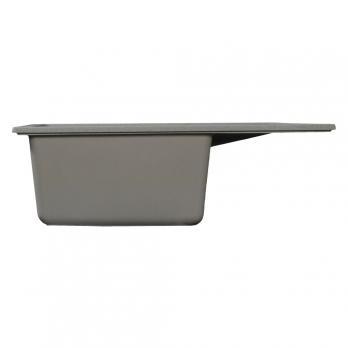 Мойка ML-GMS115 СТАНДАРТ с крылом, темно-серый (309), 645*505*190мм