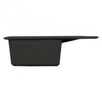 Мойка ML-GMS115 СТАНДАРТ с крылом, черный (308), 645*505*190мм