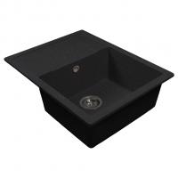 Мойка ML-GMS115 СТАНДАРТ с крылом, черный (308), 645*505*190мм