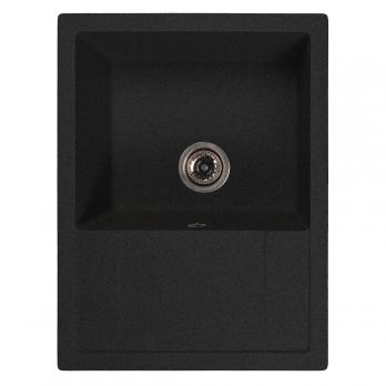 Мойка ML-GMS115 СТАНДАРТ с крылом, черный (308), 645*505*190мм