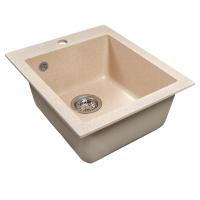 Мойка ML-GMS118 СТАНДАРТ прямоугольная, бежевый (328), 492*417*190мм