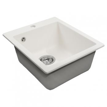 Мойка ML-GMS118 СТАНДАРТ прямоугольная, белый (331), 492*417*190мм