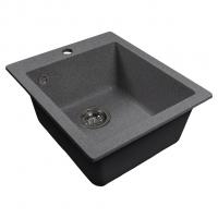 Мойка ML-GMS118 СТАНДАРТ прямоугольная, темно-серый (309), 492*417*190мм