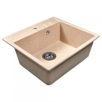 Мойка ML-GMS121 СТАНДАРТ прямоугольная, бежевый (328), 555*495*190мм
