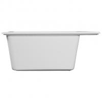 Мойка ML-GMS121 СТАНДАРТ прямоугольная, белый (331), 555*495*190мм