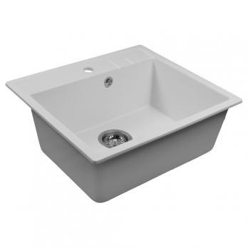 Мойка ML-GMS121 СТАНДАРТ прямоугольная, белый (331), 555*495*190мм