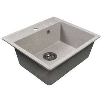 Мойка ML-GMS121 СТАНДАРТ прямоугольная, серый (310), 555*495*190мм