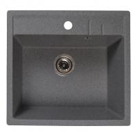 Мойка ML-GMS121 СТАНДАРТ прямоугольная, темно-серый (309), 555*495*190мм