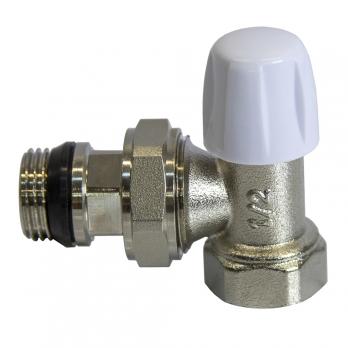 КЛАПАН настроечный со сгоном 1/2'' угловой O-ring