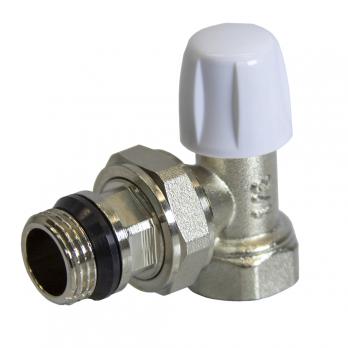 КЛАПАН термостатический со сгоном 1/2'' угловой O-ring