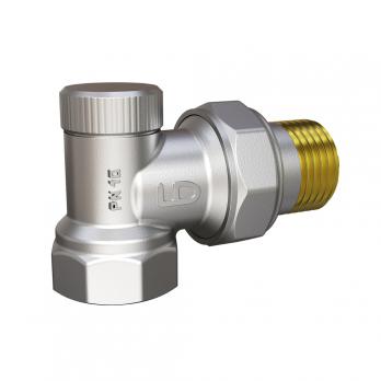 КЛАПАН настроечный со сгоном 1/2'' угловой LD PRIDE