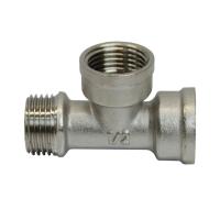 Тройник 1/2'' вн/вн/нар  никель