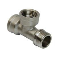 Тройник 1/2'' вн/вн/нар  никель