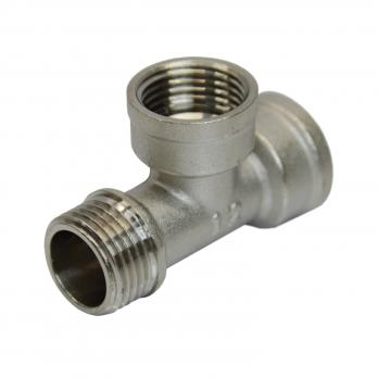 Тройник 1/2'' вн/вн/нар  никель