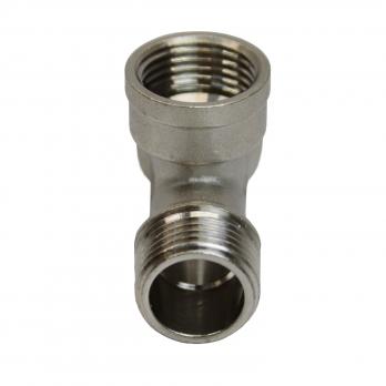 Тройник 1/2'' вн/вн/нар  никель