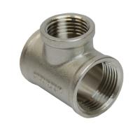 Тройник 3/4'' - 1/2'' - 3/4'' вн/вн/вн 20-15-20 никель