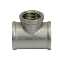 Тройник 3/4'' - 1/2'' - 3/4'' вн/вн/вн 20-15-20 никель