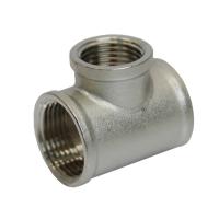 Тройник 3/4'' - 1/2'' - 3/4'' вн/вн/вн 20-15-20 никель