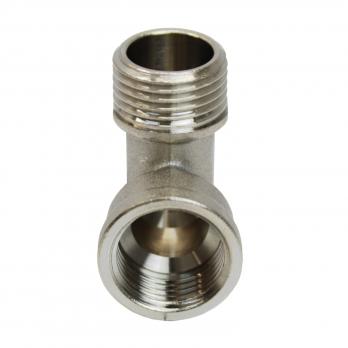 Уголок 1/2'' вн/нар  с ограничением никель