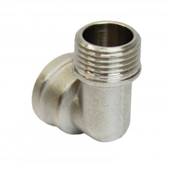 Уголок 1/2'' вн/нар  с ограничением никель