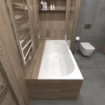 Ванна из искусственного камня Омега 180х80