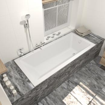 Ванна из искусственного камня Сириус 170х70