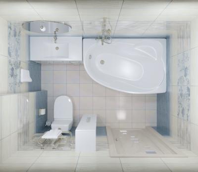 Угловая ванна Николь-правая