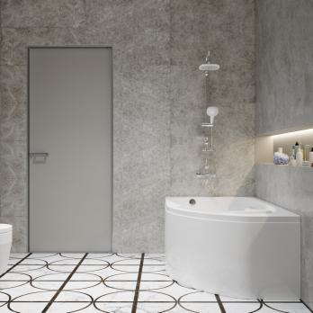 Угловая ванна София 170-правая