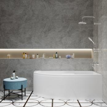 Угловая ванна София 150-правая