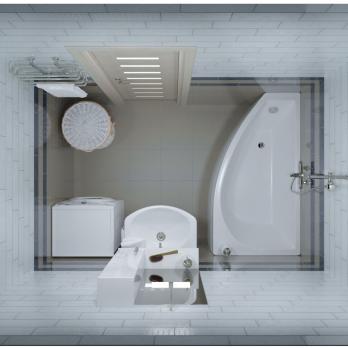 Угловая ванна Бэлла-левая