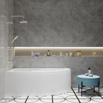 Угловая ванна София 170-левая