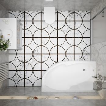 Угловая ванна София 150-левая