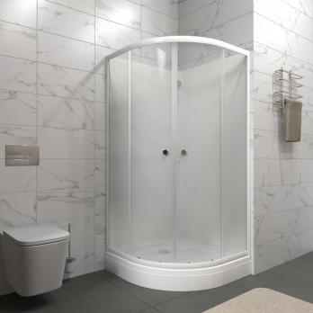 Душевая кабина Лайт 90*90 А для ДН1 (без крыши)