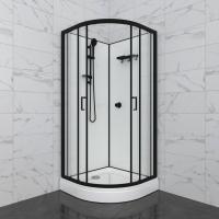 Душевая кабина Прайм-БлэкБК М3 90*90А (без крыши)