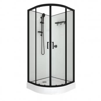 Душевая кабина Прайм-БлэкБК М3 90*90А (без крыши)