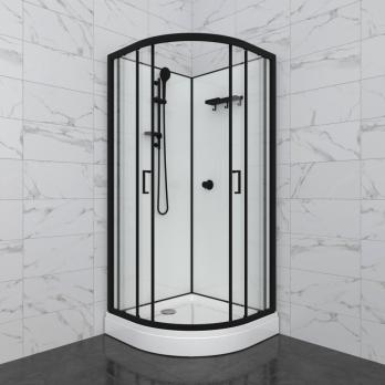 Душевая кабина Прайм-БлэкБК М3 90*90А (без крыши)