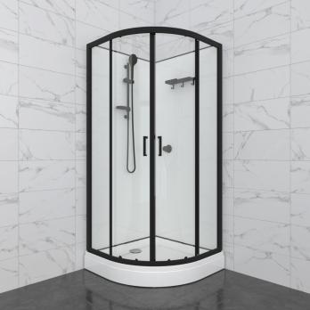 Душевая кабина Прайм-БлэкБК М3 90*90А (без крыши)