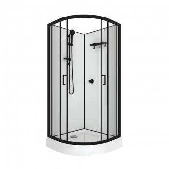 Душевая кабина Прайм-БлэкБК М3 90*90А (без крыши)