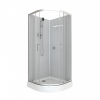 Душевая кабина Прайм-СатинБК М3 90*90А (без крыши)