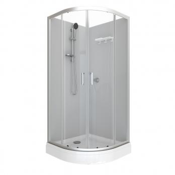 Душевая кабина Прайм-СатинБК М3 90*90А (без крыши)