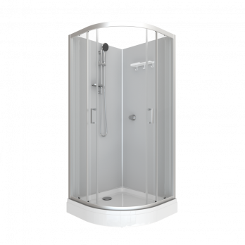Душевая кабина Прайм-СатинБК М3 90*90А (без крыши)