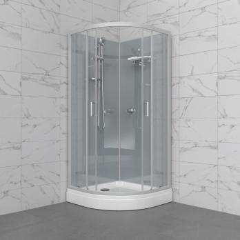 Душевая кабина Прайм-СатинБК М3 90*90А (без крыши)