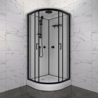 Душевая кабина Прайм-Блэк М3 90*90А
