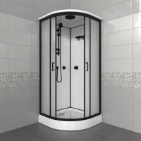 Душевая кабина Прайм-Блэк-Вельвет М3 90*90А