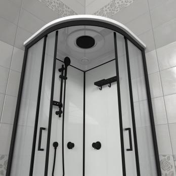 Душевая кабина Прайм-Блэк-Вельвет М3 90*90А