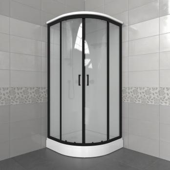 Душевая кабина Прайм-Блэк-Вельвет М3 90*90А