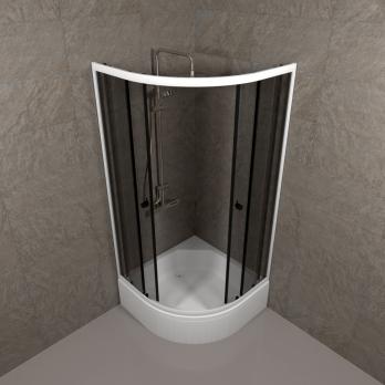 Душевое ограждение Грэй 90*90 В